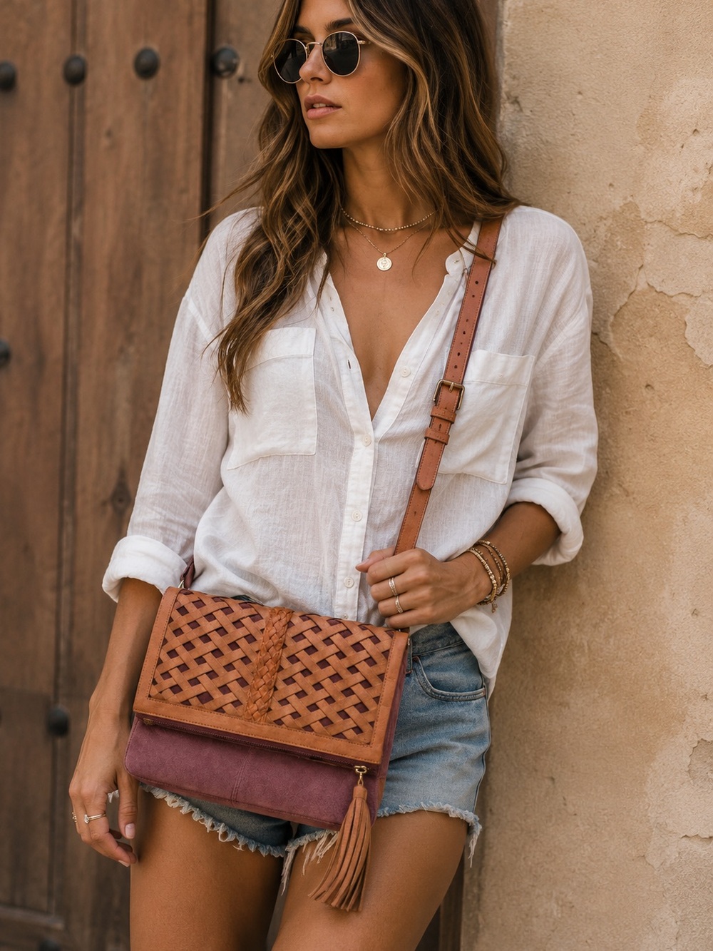 Anabaglish leather bag